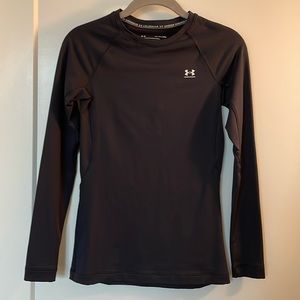 Under armour coldgear fitted black long sleeve XS